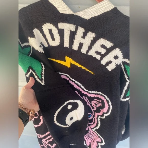 Lala Mother is Mothering oversized cardigan 2X/3X - Picture 6 of 10